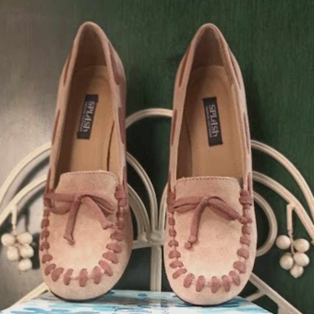 SPLASH Camel High Heel Pumps, NEW! size 6.5, faux suede